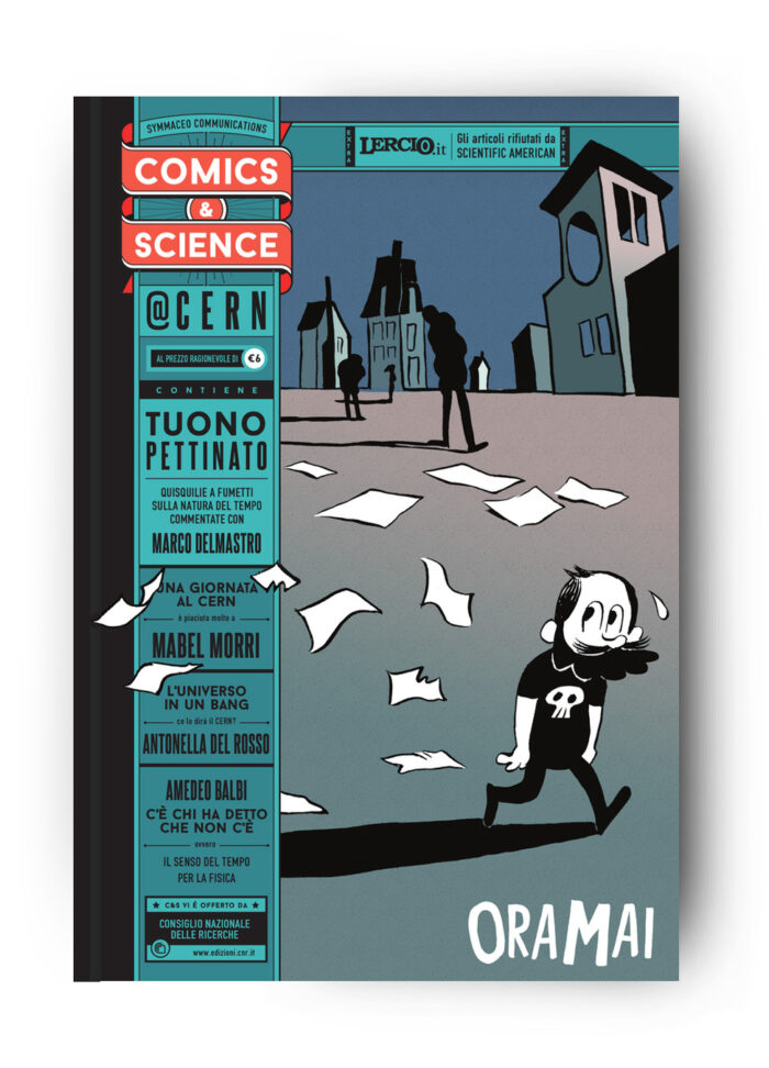 Copertina di OraMai, disegnata da Tuono Pettinato per Comics&Science