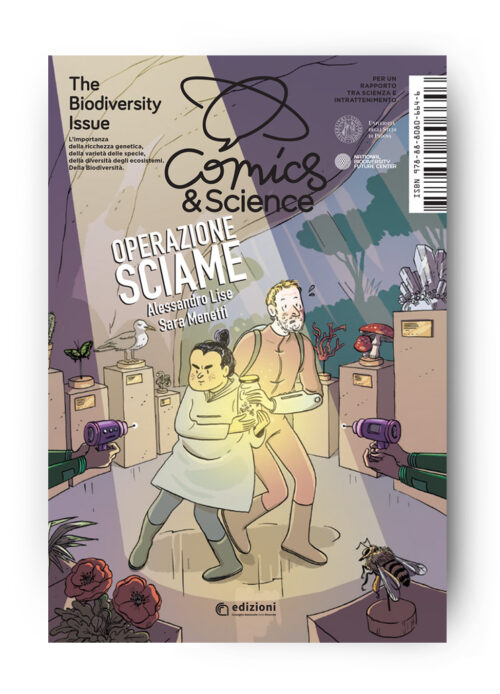 Comics&Science The Biodiversity Issue, copertina disegnata da Sara Menetti