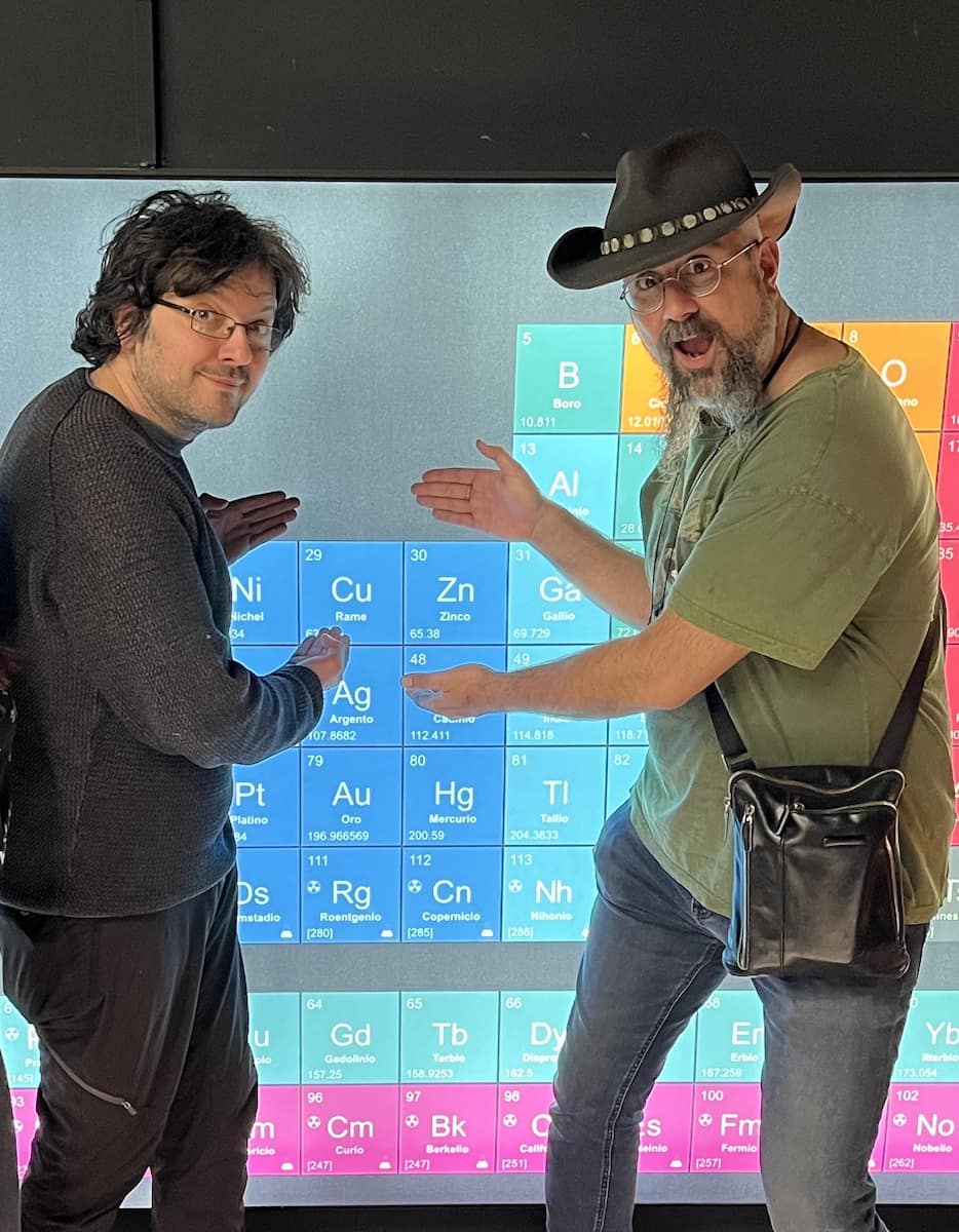 Davide La Rosa al Mu-Ch Museo della Chimica